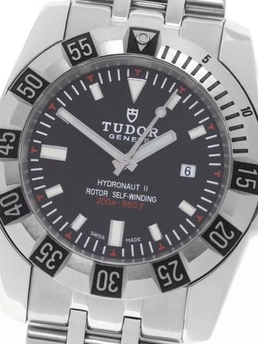 TUDOR Hydro Note II 24040 Date black Dial Automatic Boy's Watch_957906